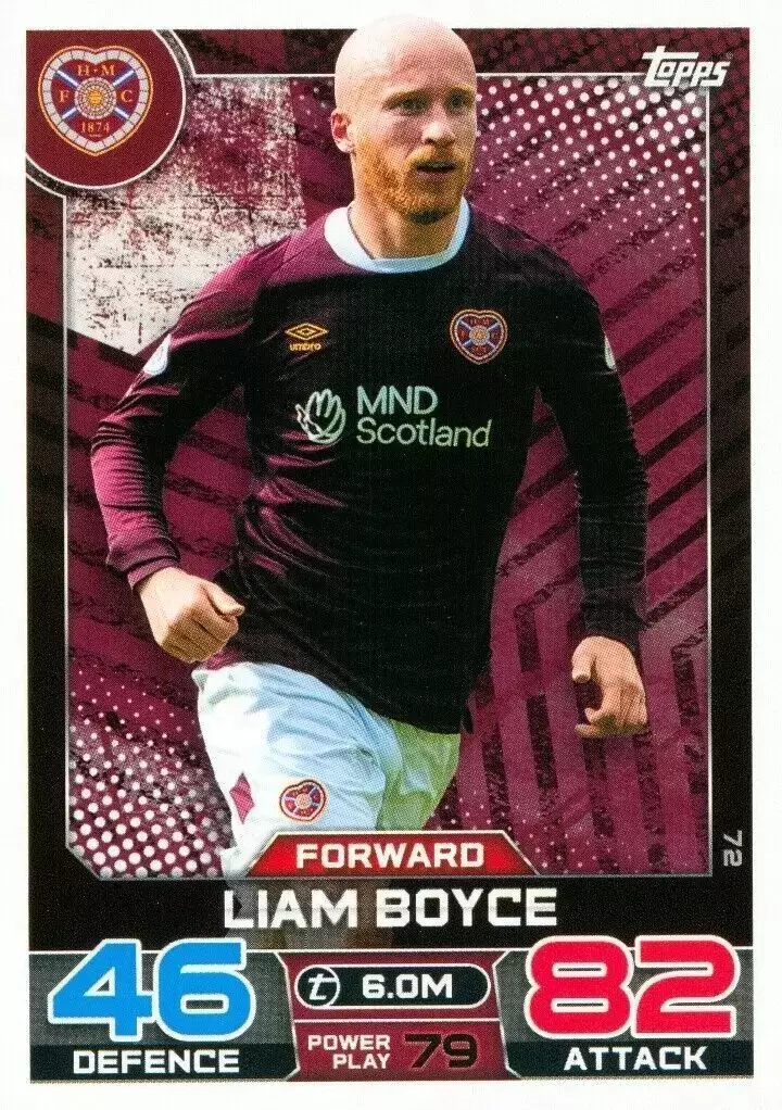 Match Attax SPFL 2022/23 - Liam Boyce