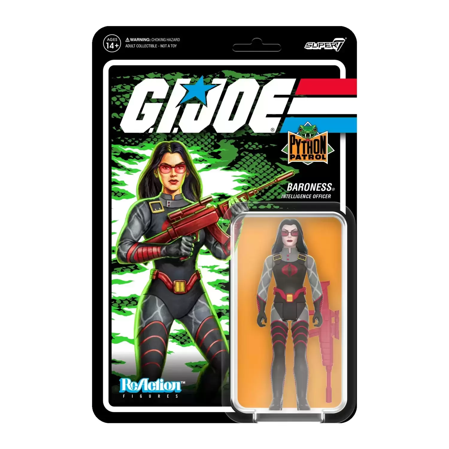 Super7 ReAction - G.I. Joe - Python Patrol Baroness