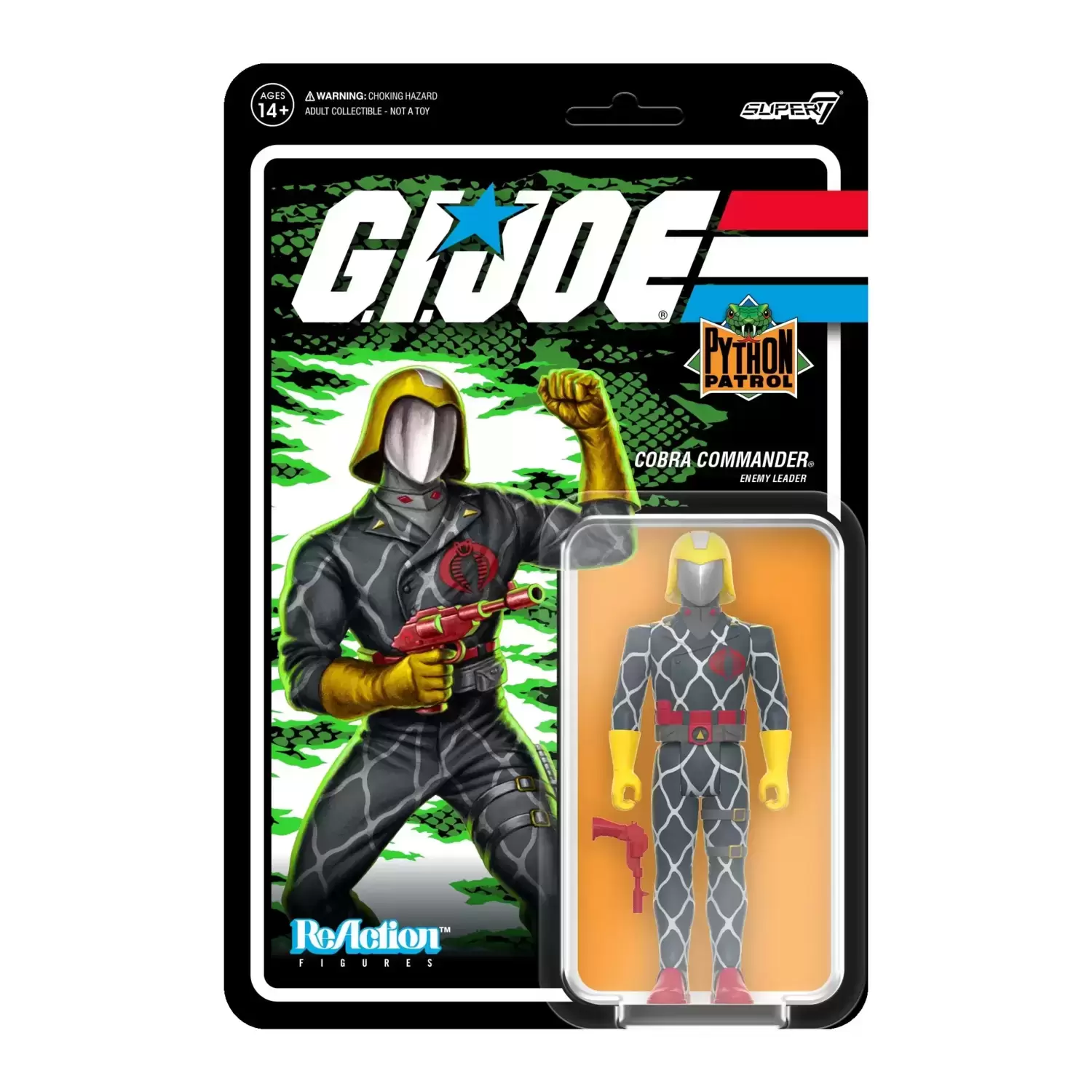 Super7 ReAction - G.I. Joe - Python Patrol Cobra Commander