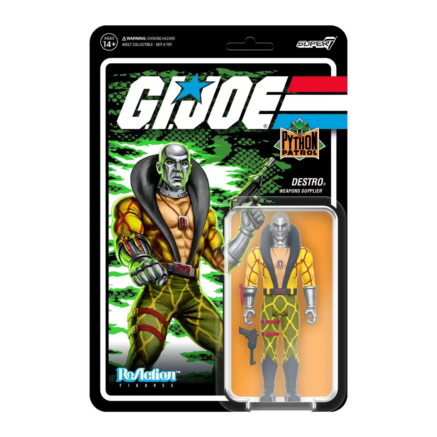 Super7 ReAction - G.I. Joe - Python Patrol Destro