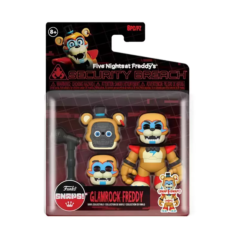 FIVE NIGHTS AT FREDDY'S MINI FIGURES (3) - FREDDY, FOXY, SHADOW FREDDY  MCFARLANE