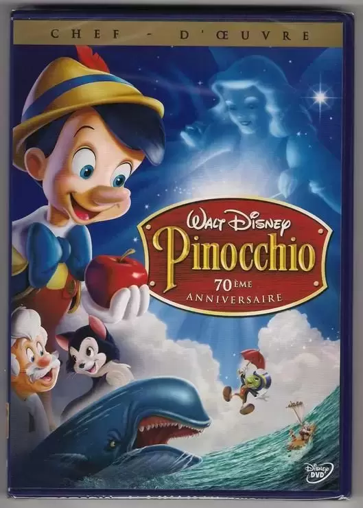 Les grands classiques de Disney en DVD - Pinocchio 70eme anniversaire