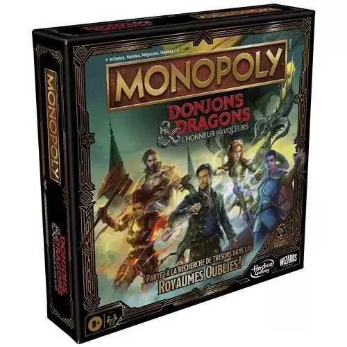 Monopoly Inclassables - Monopoly - Donjons & Dragons L\'honneur des Voleurs