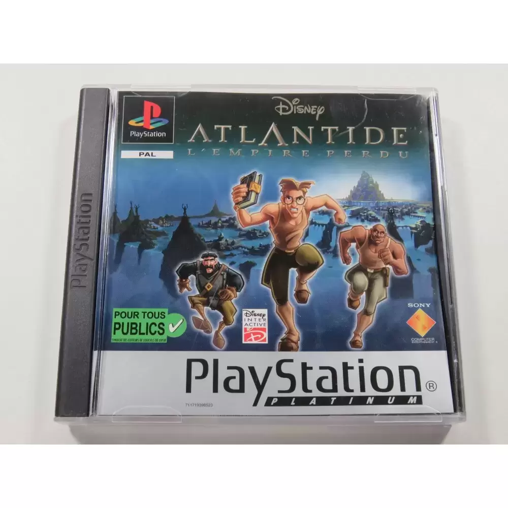 Jeux Playstation PS1 - Atlantide : L\'Empire Perdu - Platinum