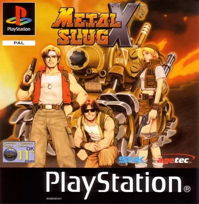 Jeux Playstation PS1 - Metal Slug X