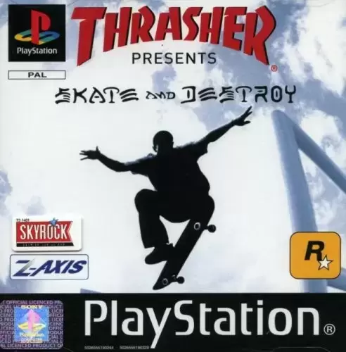 Jeux Playstation PS1 - Trasher : skate et destroy