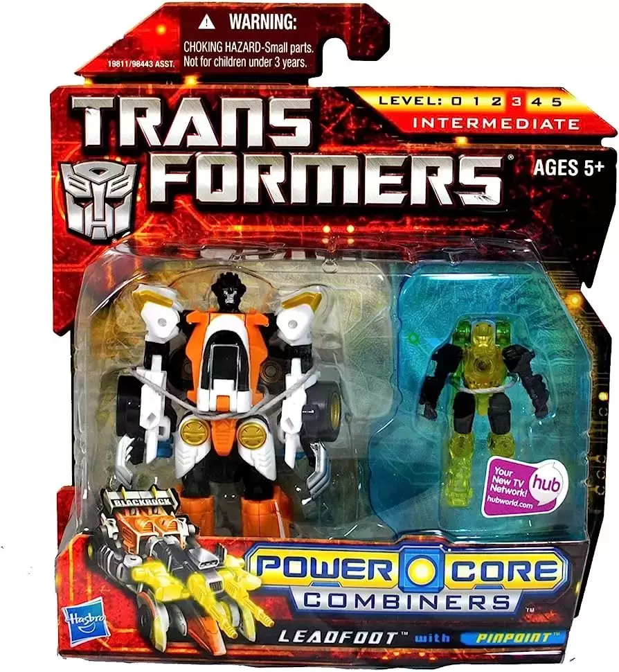 Transformers Power Core Combiners - Power Core Combiners - Leadfoot & Pinpoint