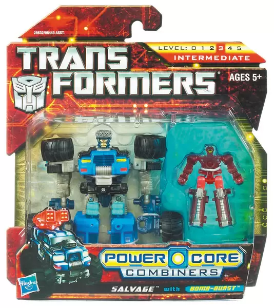 Transformers Power Core Combiners - Power Core Combiners - Salvage & Bomb-Busrt