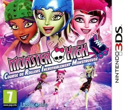 Jeux Nintendo 2DS / 3DS - Monster High : Course de Rollers Incroyablement Monstrueuse