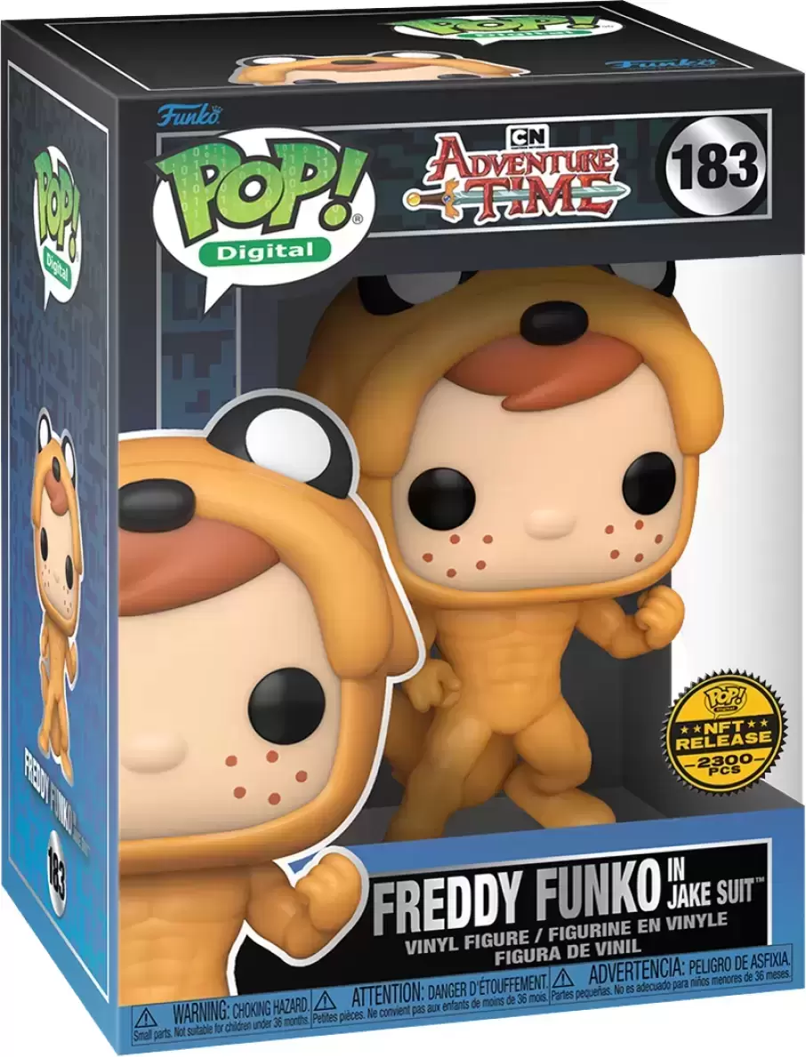 POP! Digital - Adventure Time - Freddy Funko in Jake Suit