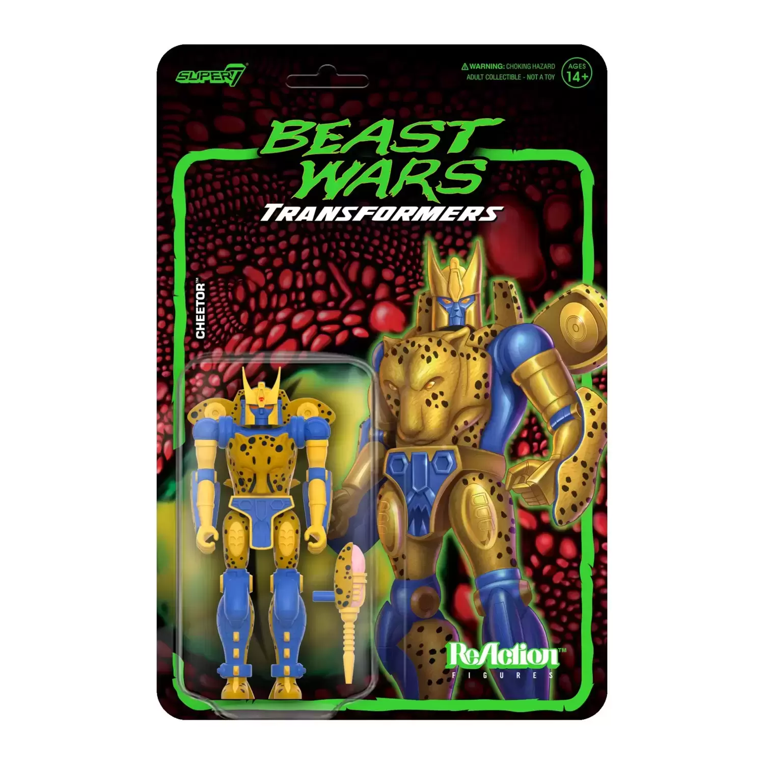 ReAction Figures - Transformers Beast Wars - Cheetor