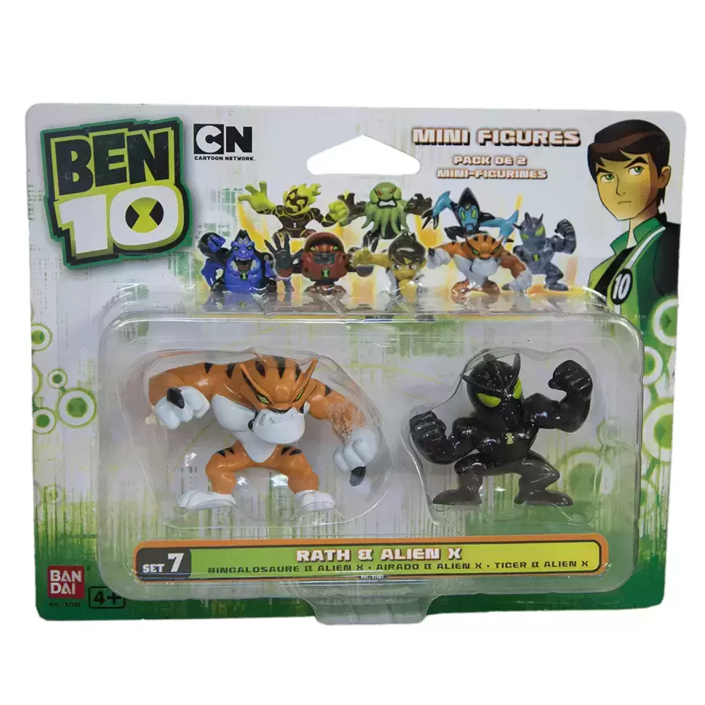 Ben 10 Ultimate Alien - Rath and Alien X Mini Figures 2-Pack