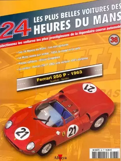 Altaya - Les plus belles voitures des 24 heures du Mans - Ferrari 250 P - 1963