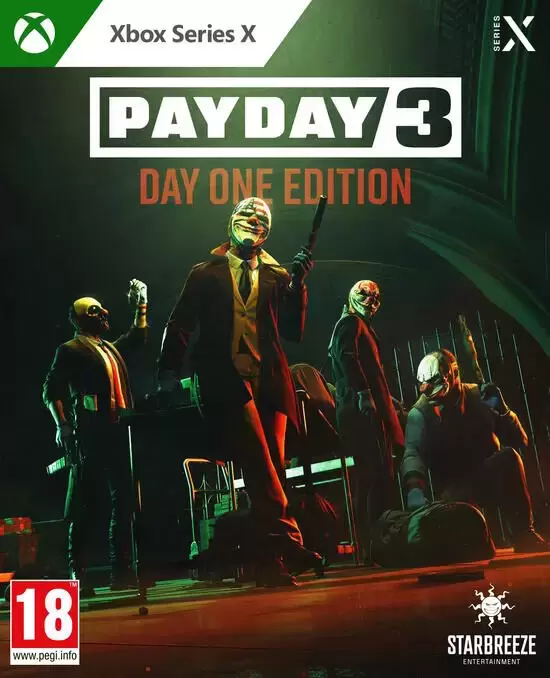 Jeux XBOX Series X - Payday 3 - Day One Edition