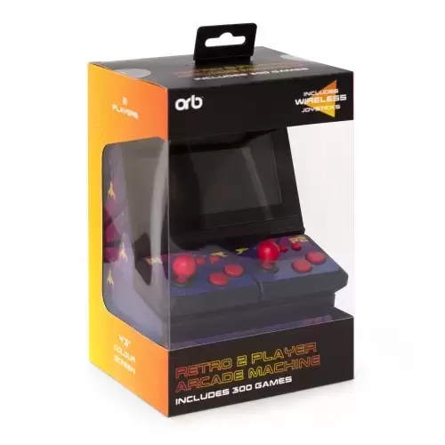 Mini Arcade Classics - ORB Mini Arcade Machine avec Double Contrôleur