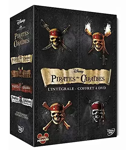 Pirates des Caraïbes - Pirates des Caraïbes - Coffret 4 DVD