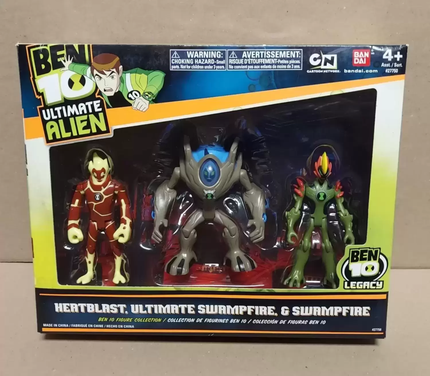 Ben 10 Ultimate Alien - Heatblast, Ultimate Swampfire and Swampfire 3-Pack