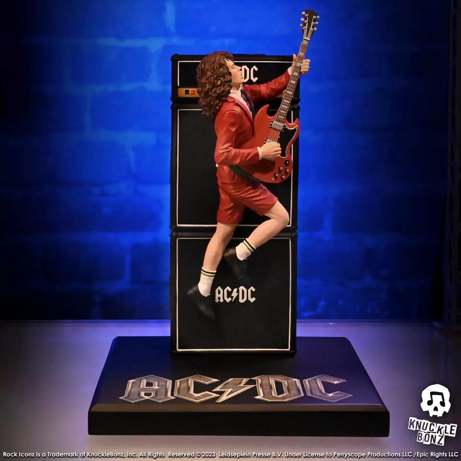 Knucklebonz - Rock Iconz - Angus Young III (AC/DC)  Statue
