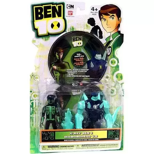 Ben 10 Ultimate Alien - X-Ray Ben and Diamondhead V.2 DVD Pack