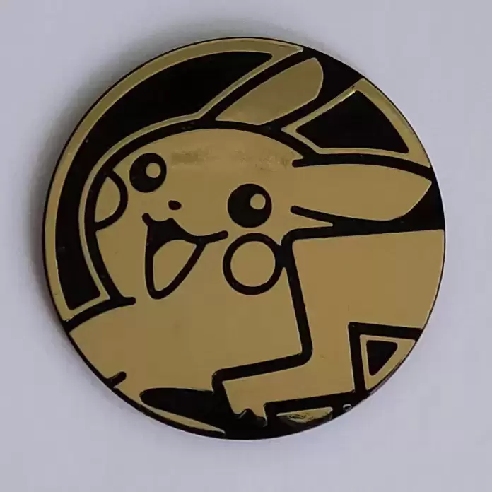 Jetons Pokemon - pikachu gold