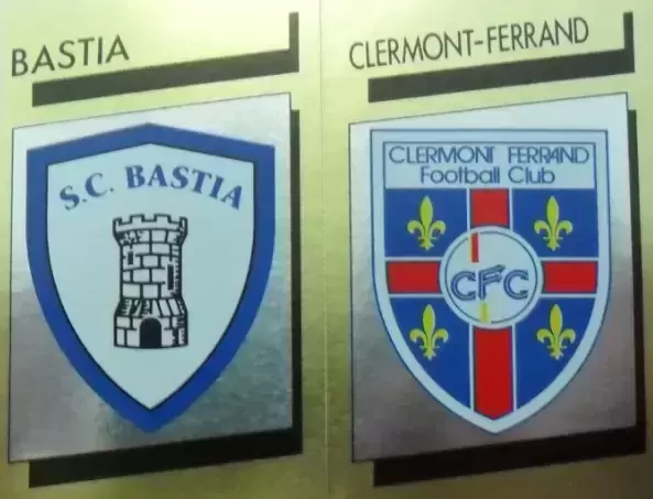 Foot 89 en Images - Ecusson Bastia / Clermont-Ferrand - Division 2 (Groupe B)