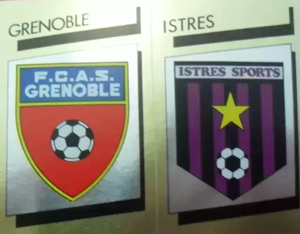 Foot 89 en Images - Ecusson Grenoble / Istres F.C. - Division 2 (Groupe B)