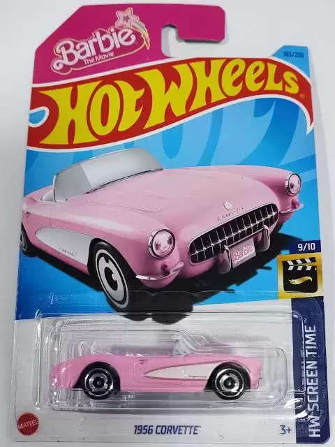 Mainline Hot Wheels - Barbie 1956 Corvette 9/10 HKG52 2023