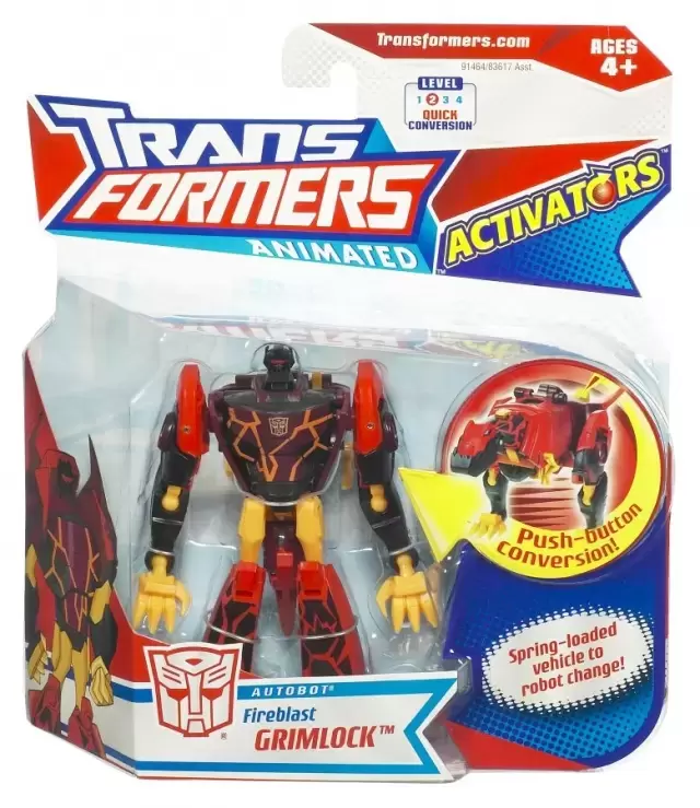 Transformers Animated - Grimlock Fireblast