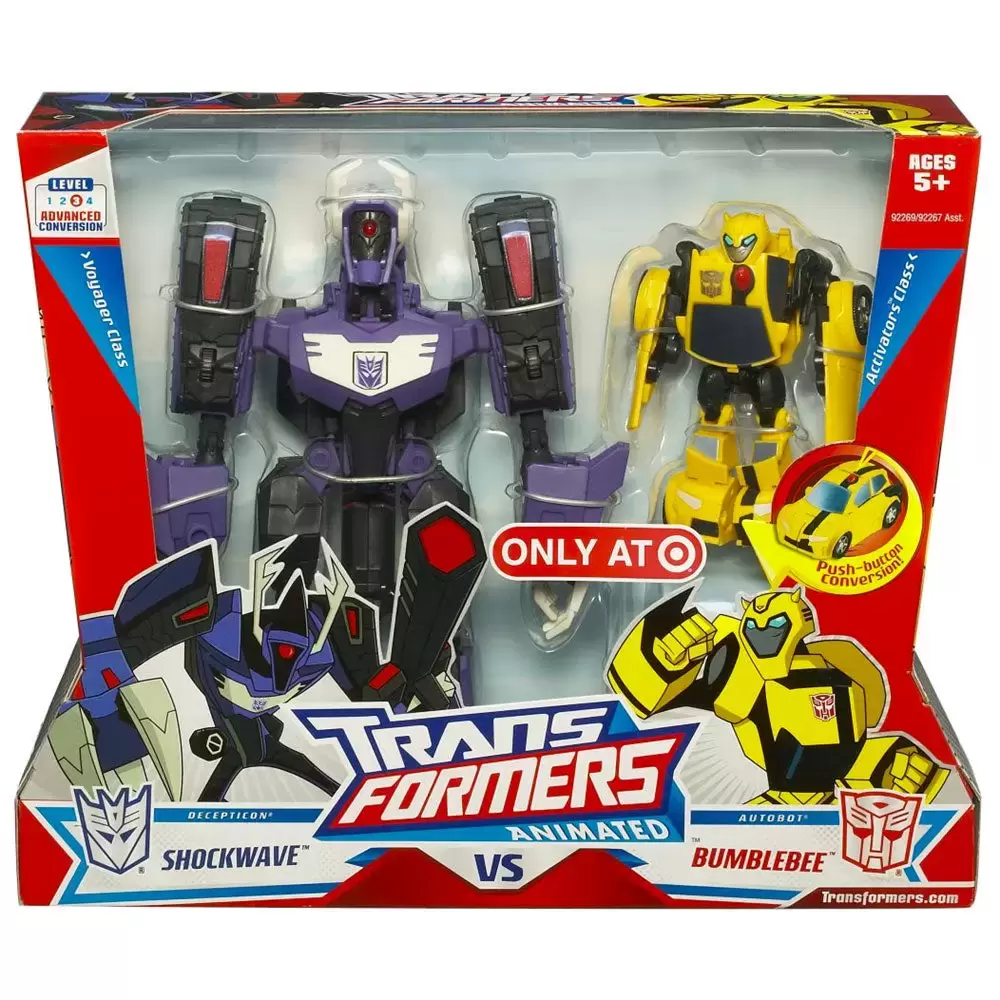 Transformers Animated - Shockwave & Bumblebee