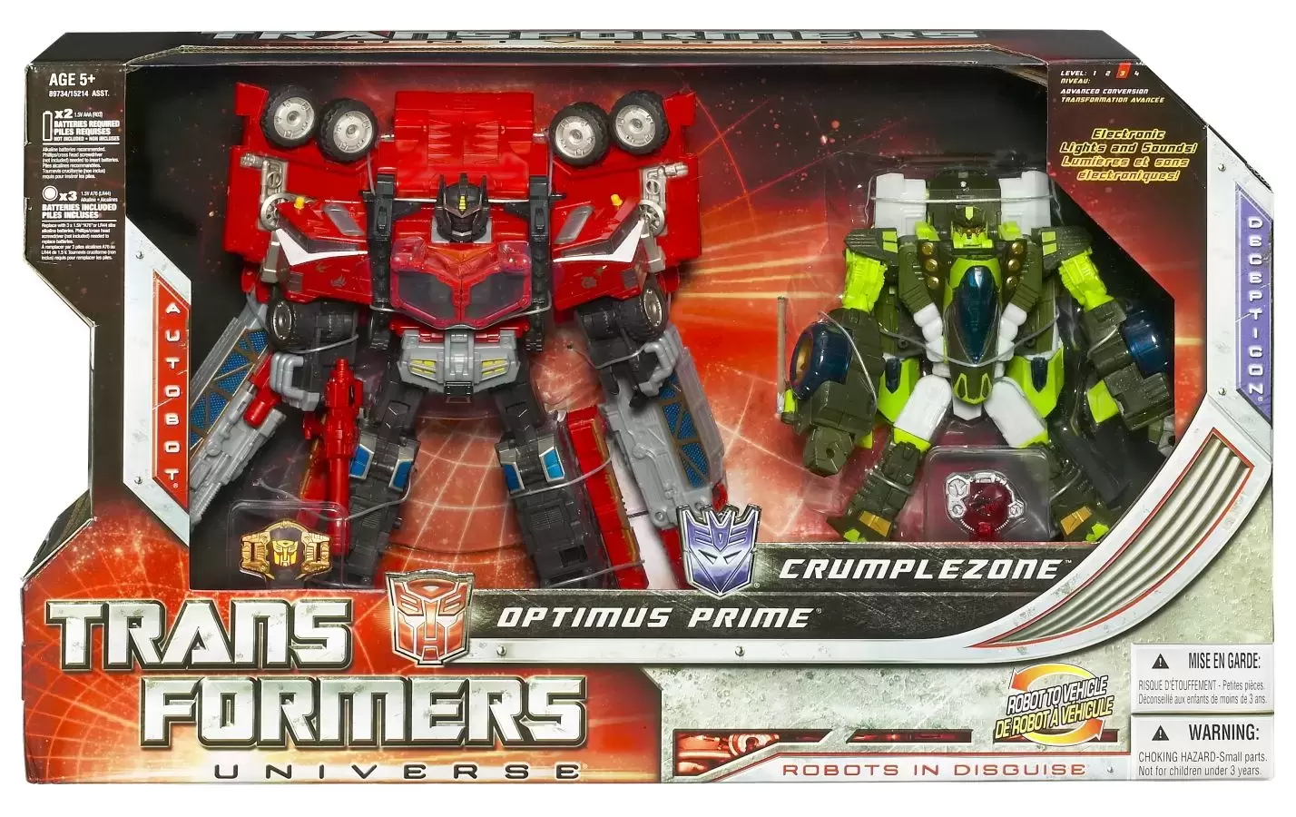 Transformers Universe - Optimus Prime & Crumplezone