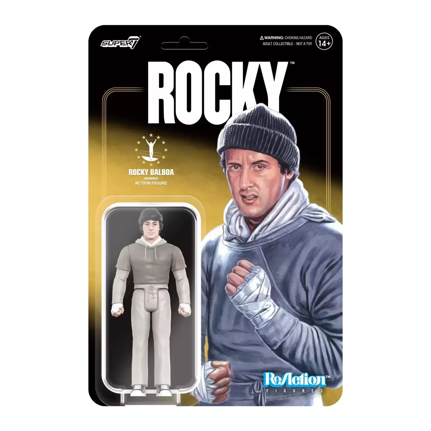 ReAction Figures - Rocky - Rocky Balboa (Workout)