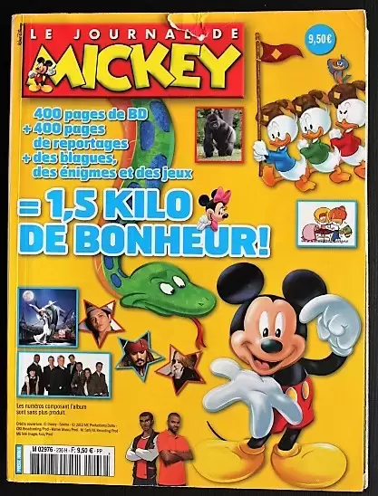 Recueil du journal de Mickey - Album n°236 (n°3083 au 3106)