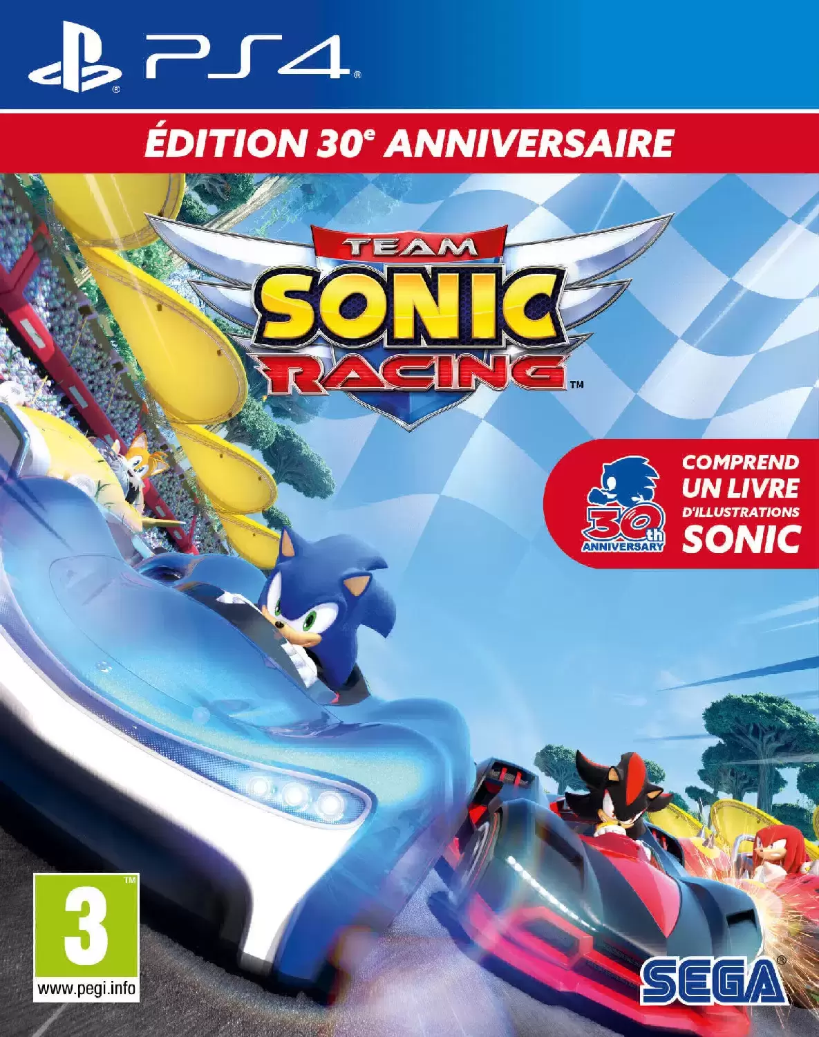 PS4 Games - Team Sonic Racing - Édition 30e anniversaire