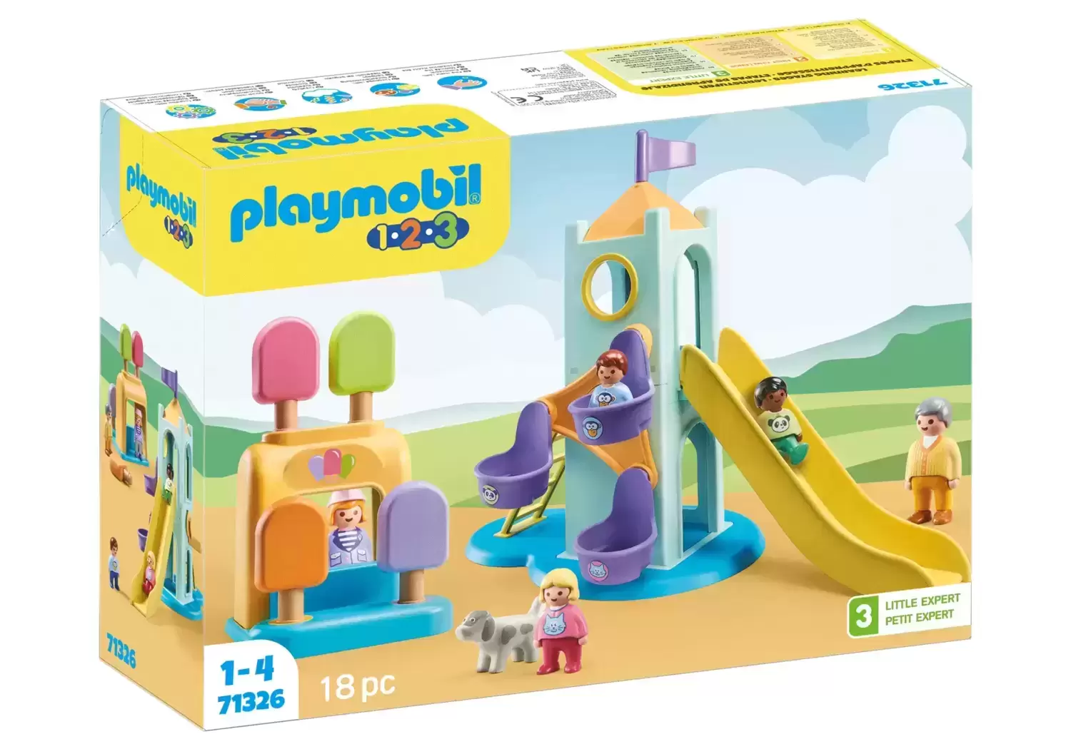 Playmobil 1.2.3 - 1.2.3: Adventure Tower with Ice Cream Booth