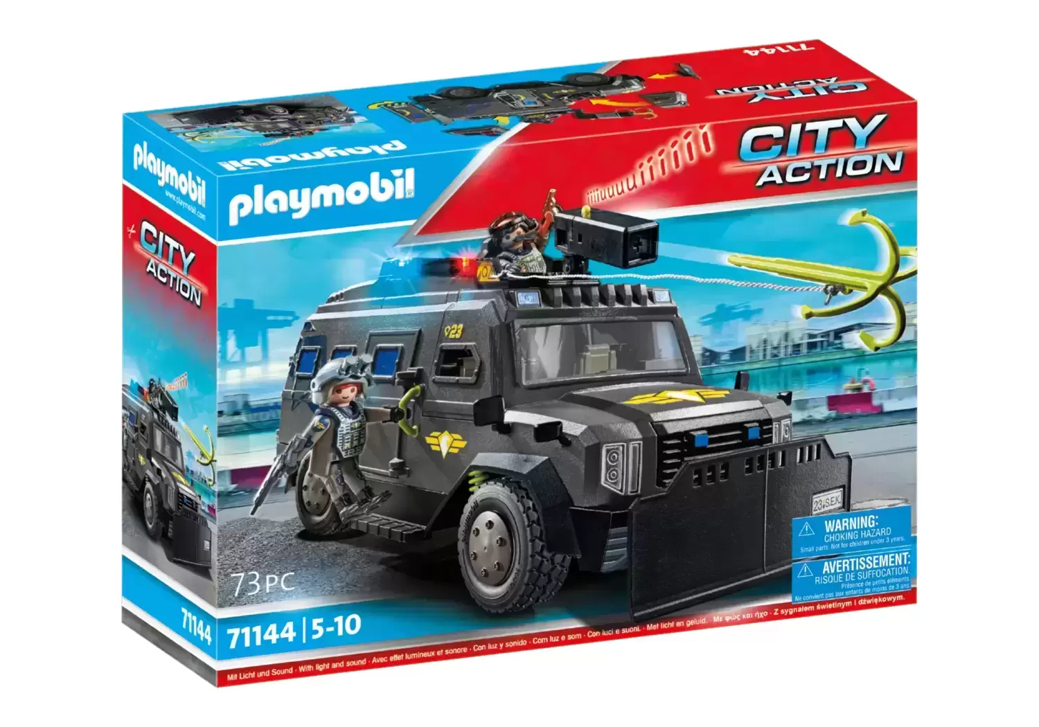 Playmobil 71003 Police City Action - Police SWAT Tactical Armored Vehicle  NEW!!