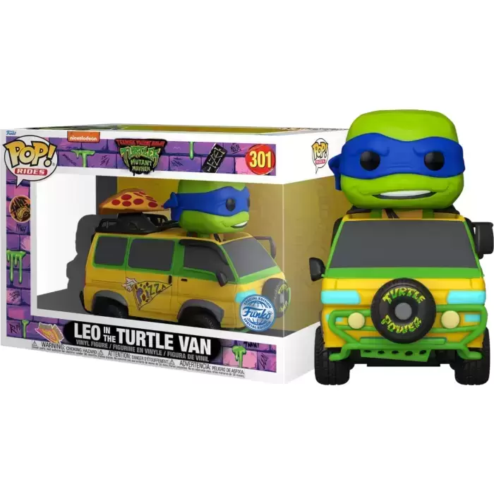 POP! Rides - Teenage Mutant Ninja Turtles Mutant Mayhem - Leo In The Turtle Van