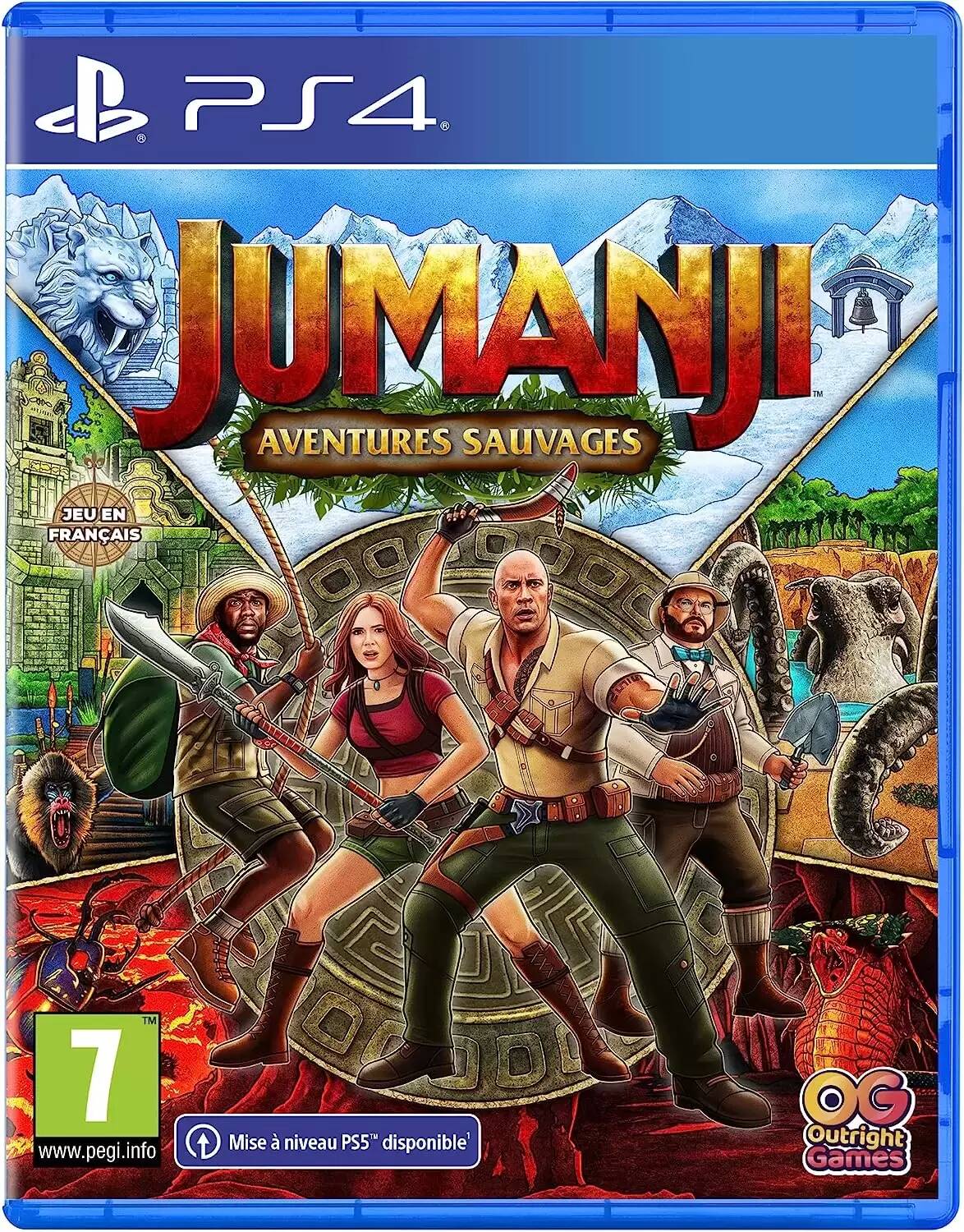 Jumanji Aventures Sauvages - Jeux PS4