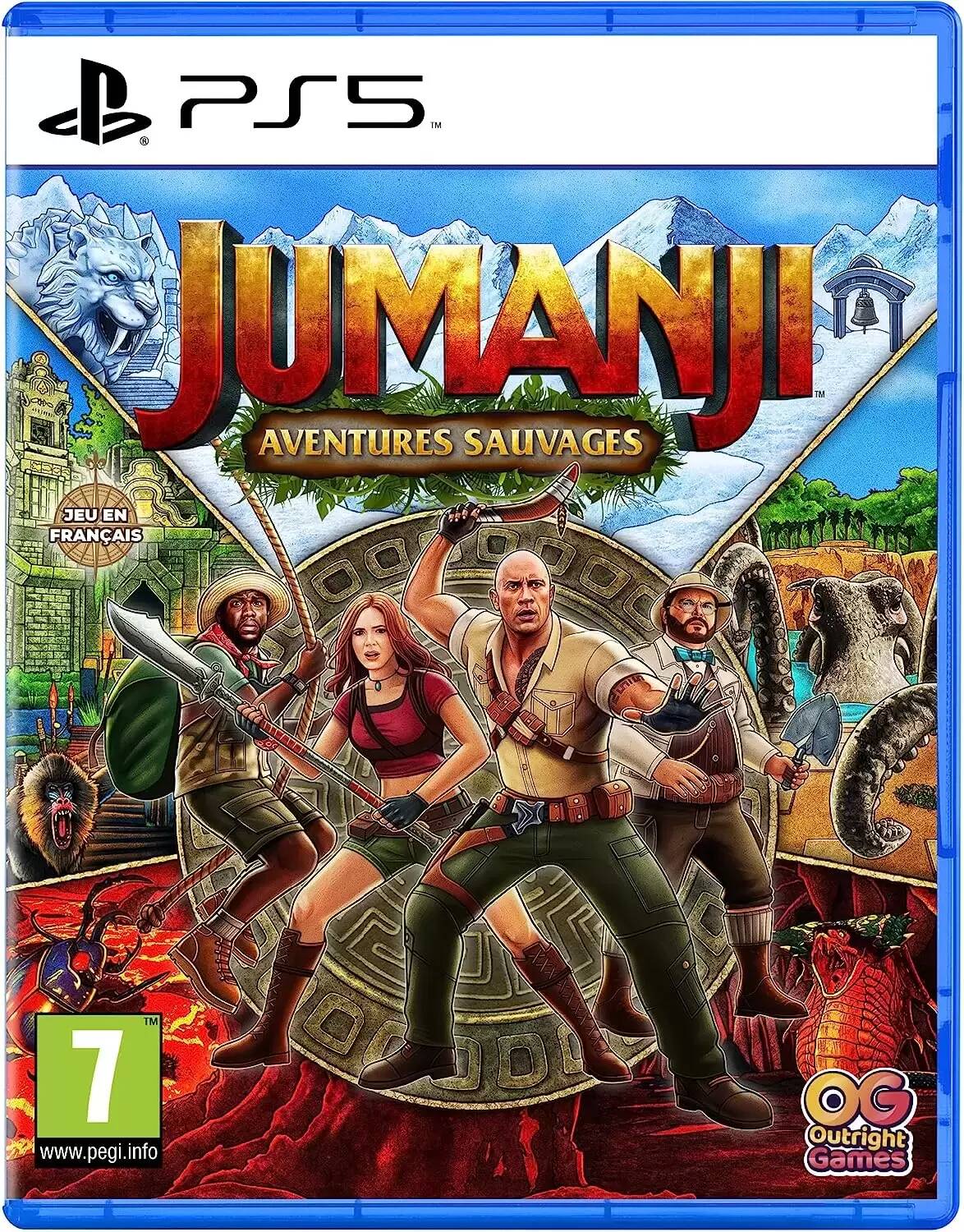 Jeux PS5 - Jumanji Aventures Sauvages