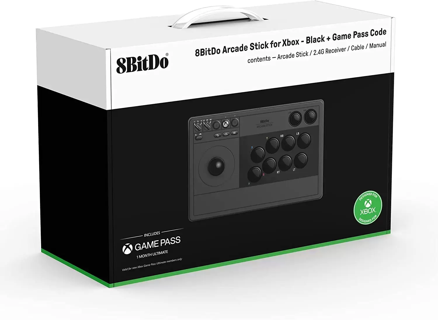 Arcade Stick - 8BitDo Arcade Stick For Xbox & PC (Windows 10) - Black