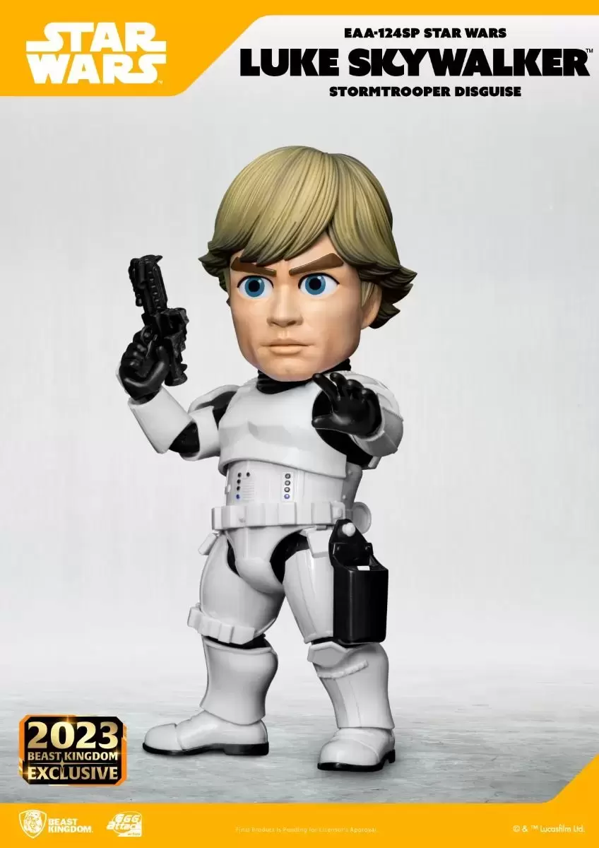 Egg Attack Action - STAR WARS - Luke Skywalker (Stormtrooper Disguise)