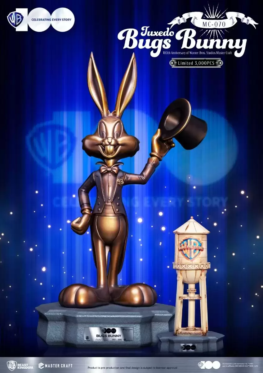 Master Craft - 100th Anniversary of Warner Bros. Studios - Tuxedo Bugs Bunny