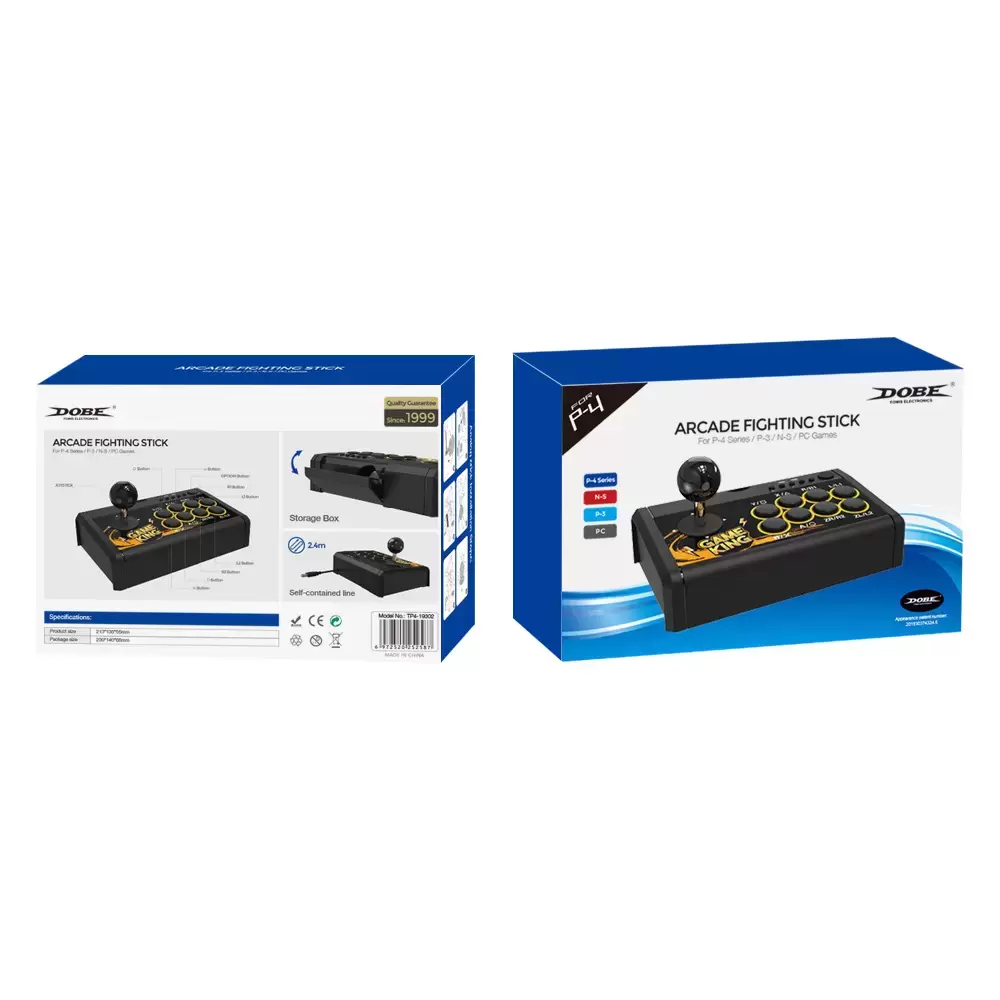 Arcade Stick - DOBE 4 in 1 Arcade Fighting Stick