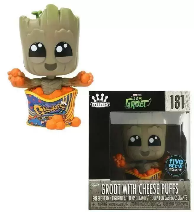 Funko Minis - I am Groot - Groot with Cheese Puffs