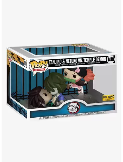 POP! Animation - Demon Slayer - Tanjiro & Nezuko Vs. Temple Demon