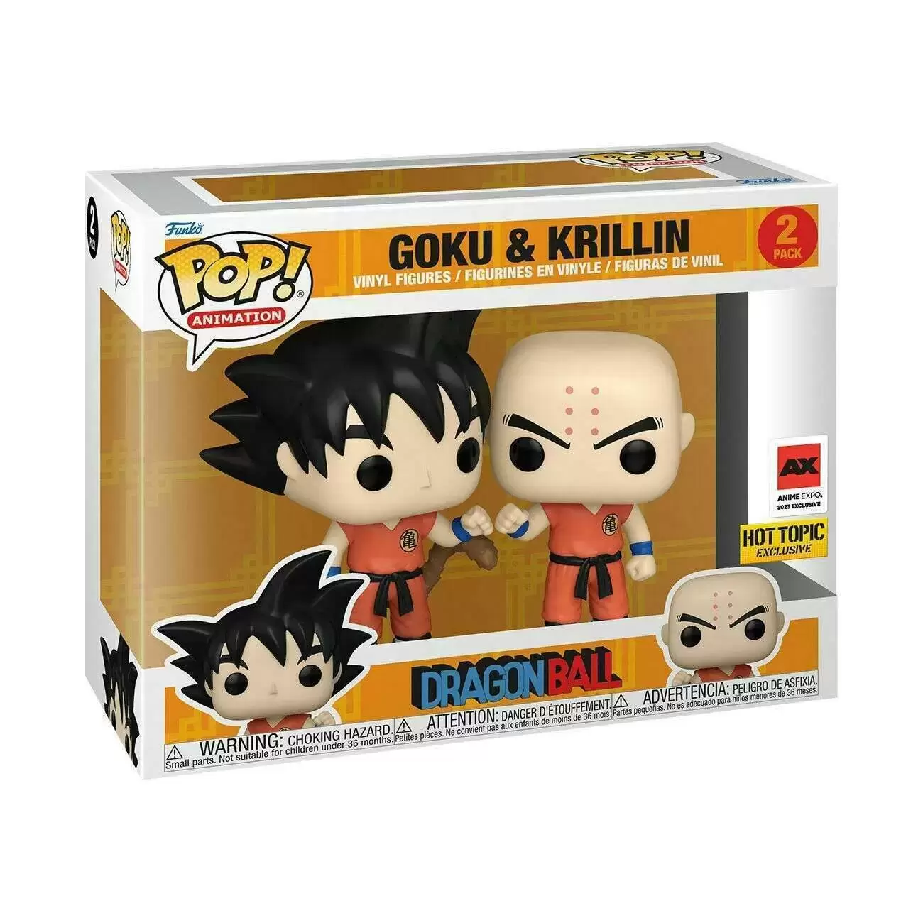 POP! Animation - DragonBall - Goku & Krillin 2 Pack