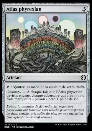 Tous Phyrexians - Atlas phyrexian