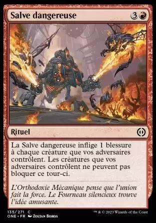 Tous Phyrexians - Salve dangereuse