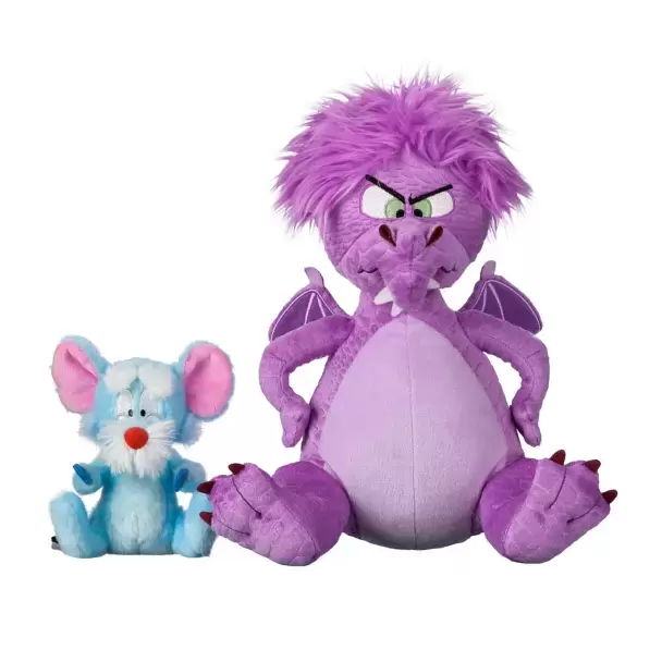 Peluches Disney Store - The Sword In The Stone - Merlin and Mad Madam Mim