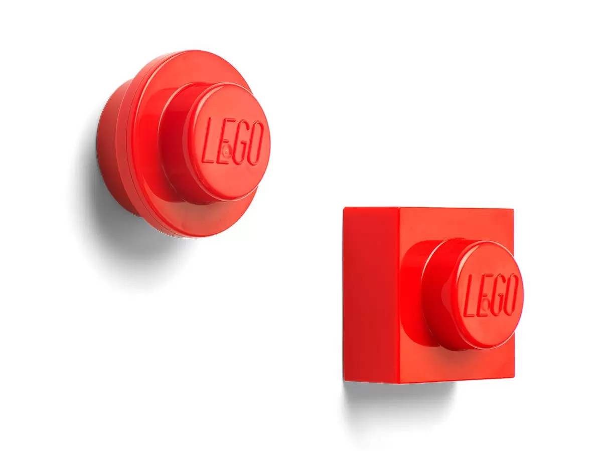 Other LEGO Items - Ensemble d’aimants – Rouges