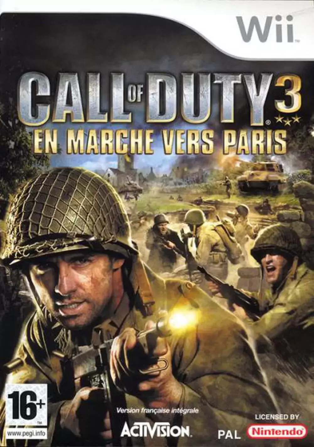 Nintendo Wii Games - Call of Duty 3 : En marche vers Paris